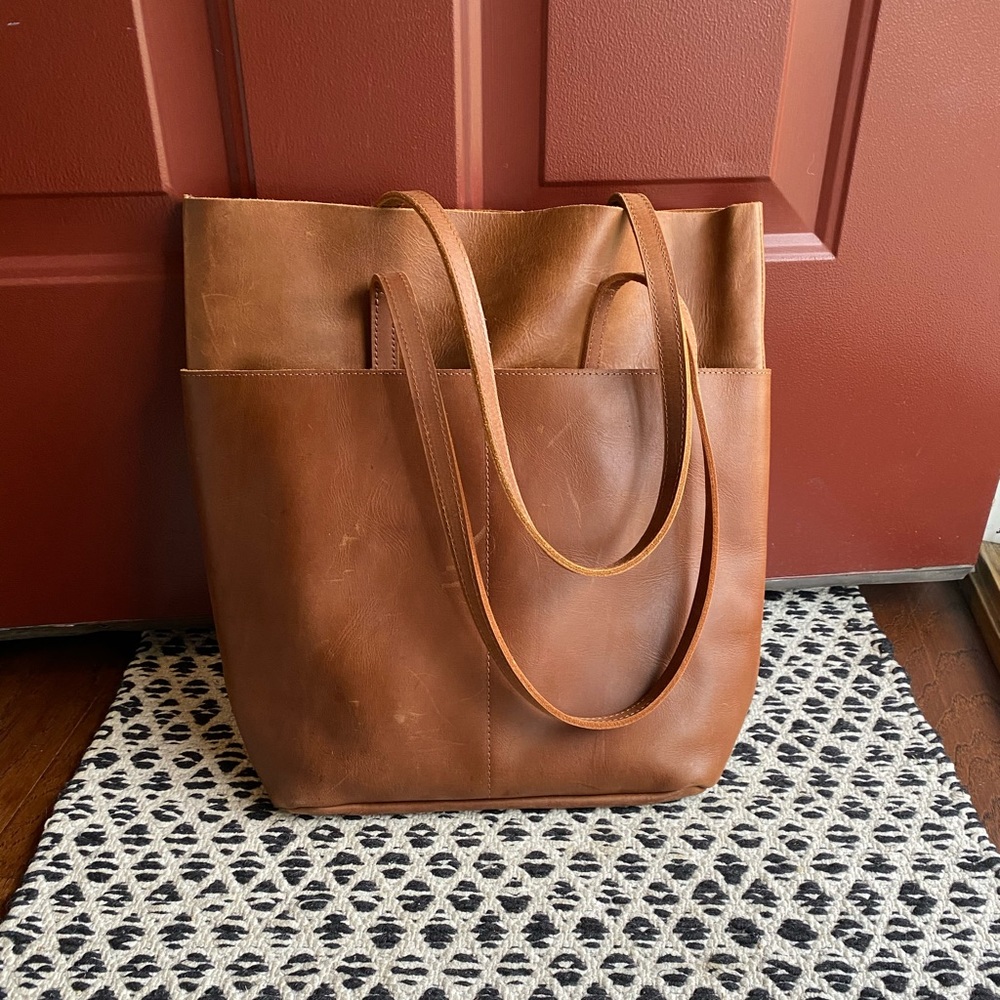 Able Selam Tote in Whiskey
